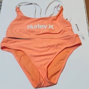 NWT- Coral Hurley Two Piece Bikini 👙 XL